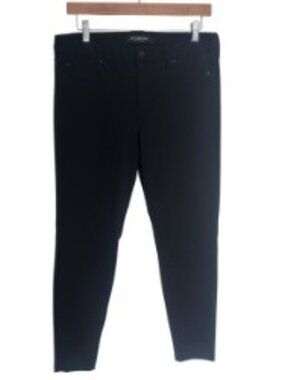Liverpool Black Skinny Ponte Knit Pants 8